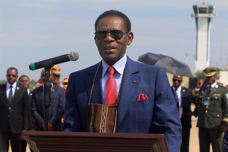 El presidente de Guinea Ecuatorial llega a Bolivia para participar en el FPEG